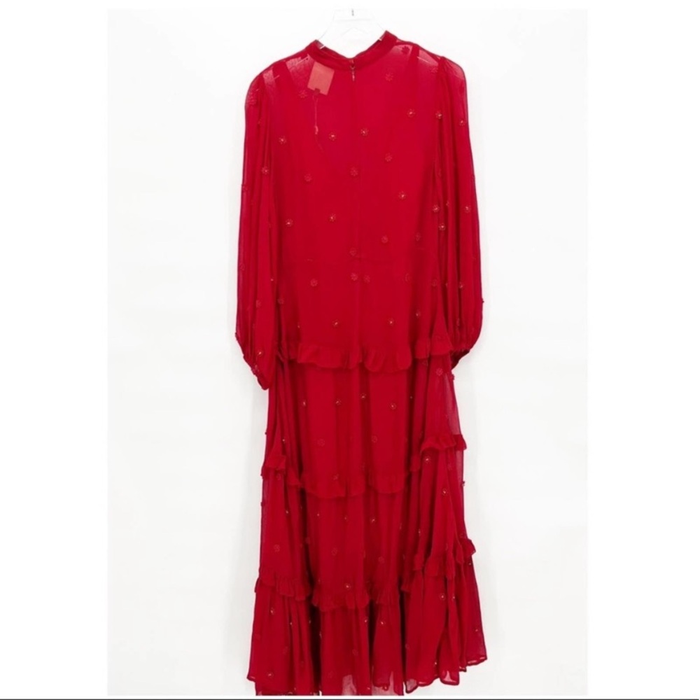 NWT FARM Rio Red Floral Maxi Dress S - Picture 8 of 8